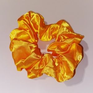 Honey/Orange Satin Scrunchie
